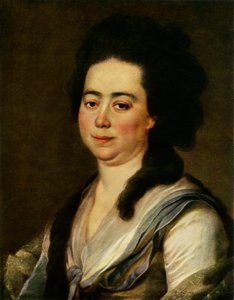 Porträtt av Anna Sergeyevna Bakunina, c1770-talet, 1965.