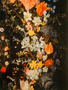 Kärlekens triumf med blomsteromfattning ...