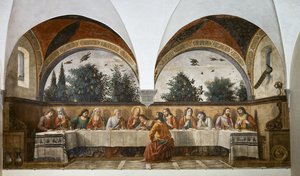 Sista måltiden av Domenico Ghirlandaio
