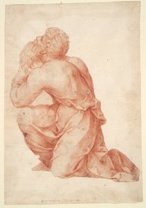 Knästående man av Domenico Beccafumi