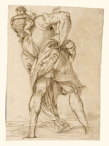 Sankt Kristoffer av Domenico Campagnola