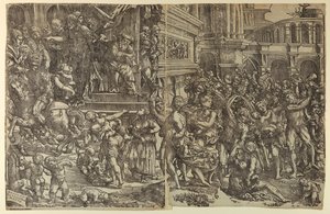 Massakern på de oskyldiga av Domenico Campagnola