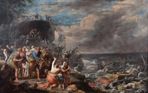 Israeliterna korsar Röda havet, mitten av 1600-talet..