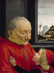 En gammal man och hans barnbarn, 1488