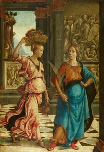Judith med sin tjänstekvinna av Domenico Ghirlandaio