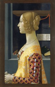 Porträtt av Giovanna Tornabuoni av Domenico Ghirlandaio