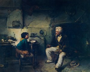 Jägaren, av Domenico Induno