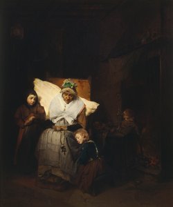 Radbandet, av Domenico Induno av Domenico Induno