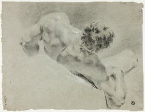 Manlig nakenbild sedd bakifrån av Domenico Maggiotto