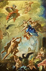 The Triumph of Hercules (olja på duk)