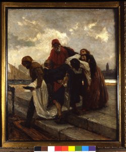 I Due Foscari, målning av Domenico Morelli (1826 - 1901). av Domenico Morelli