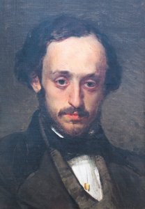 Pasquale Villari som ung av Domenico Morelli