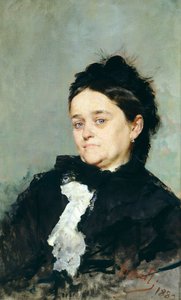 Porträtt av Virginia Villari, av Domenico Morelli av Domenico Morelli