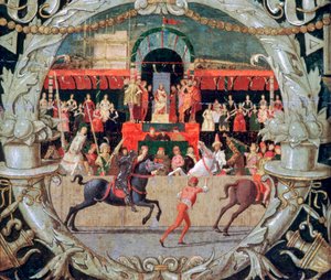 Sabinernas våldtäkt före signalen, c1490