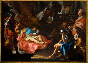 Germanicus död, ca 1730-40 (olja på duk) av Domenico Parodi