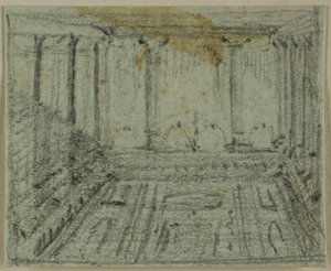 Portiken av Domenico Quaglio