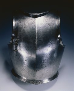 Gotisk bröstplatta med lansstödsfäste, c.1490-1500 av Domenico dei Barini