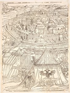 Capture of Goleta in Tunis av Carl V av Domenico dei Franceschi