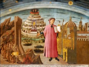 Dante och den gudomliga komedin Komedin som lyser upp Florens, 1464-1465.