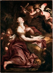 Sankta Maria Magdalena (Mary-Magdalena) Målning av Domenico Piola (1627-1703), Genes Musei di Strada Nuova (inv n PB 290)
