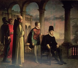 Filip II (1527-98) förklarar sin tro av Domingo Valdivieso