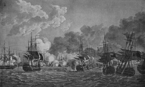 Nelson i Köpenhamn, c1801 av Dominic Serres