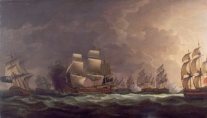 Slaget i månskenet: slaget utanför Cape St Vincent av Dominic Serres