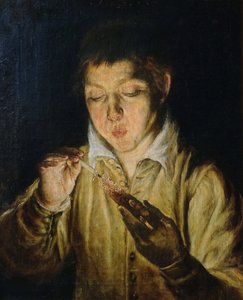 The Snitch Boy som blåser på en kona, ca 1571-1572.