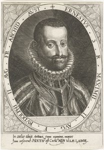 Porträtt av ärkehertig Ernest av Österrike 1553-1595, ca 1595-1597