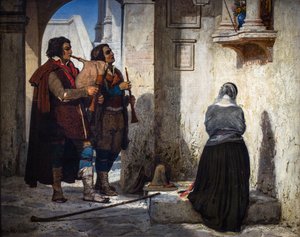 Bön till madonnan av Dominique Louis Papety