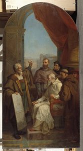 Arkitektur: den italienske målaren och skulptören Michelangelo Buonarroti känd som Michelangelo (Michelangelo eller Michelangelo av Dominique Magaud