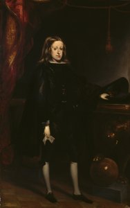 Karl II, kung av Spanien, ca 1673 (olja på duk)