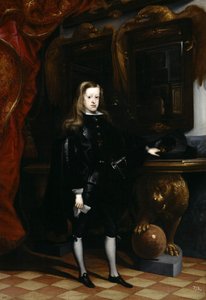 Porträtt av Karl II, ca 1675 av Don Juan Carreno de Miranda