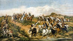 Självständighet eller död!. Målning av Pedro Americo, Museum of Ypiranga (Sao Paulo). Allegorisk representation om Brasiliens självständighet den 7/09/1822. av Don Pedro di Figueredo Americo