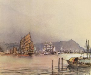 Hong-Kong (färglitografi)