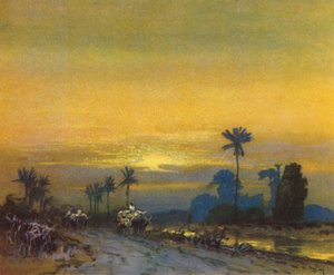Indien (färglitografi)