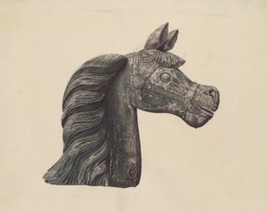 Hästhuvud av Donald Donovan