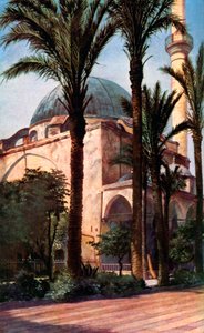 Jezzar Pasha-moskén, Acre, Palestina, c1930-talet av Donald McLeish