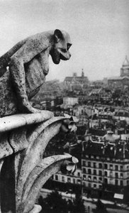 Stendemon, Notre Dame, Paris, Frankrike, c1930-talet