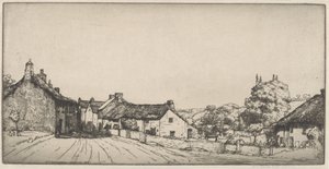 En Devonshire Village av Donald Shaw MacLaughlan