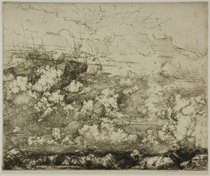 Ovanför bergen, Schweiz av Donald Shaw MacLaughlan
