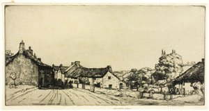 Devonshire Village av Donald Shaw MacLaughlan