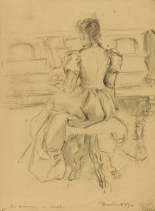 Ella vid pianot av Donald Shaw MacLaughlan