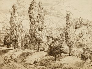Fälten i Asolo av Donald Shaw MacLaughlan