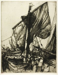 Fiskare från Chioggia av Donald Shaw MacLaughlan