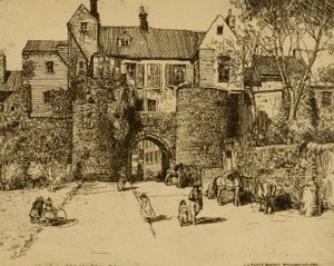 La Porte Gayole, Boulogne sur Mer av Donald Shaw MacLaughlan