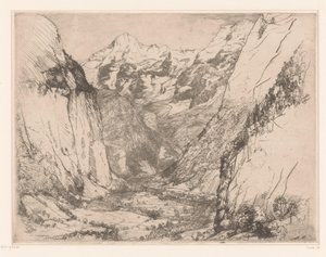 Lauterbrunnendalen Lauterbrunnen av Donald Shaw MacLaughlan