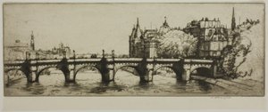 Pont Neuf, Paris av Donald Shaw MacLaughlan