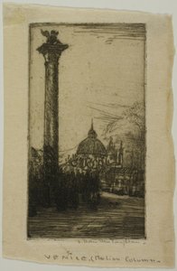 Lion Column, Venedig av Donald Shaw MacLaughlan