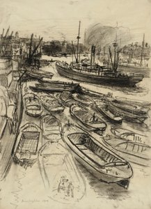 London vid Themsen av Donald Shaw MacLaughlan